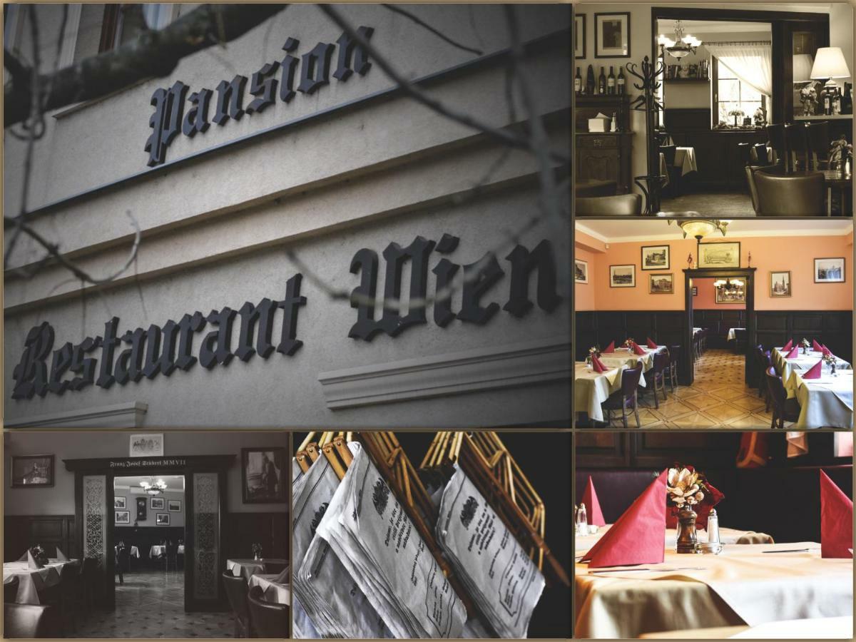 Restaurant Pansion Wien Cierny Brod Eksteriør billede